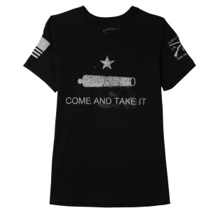 Grunt Style Dames Come And Take It T-shirt - Zwart